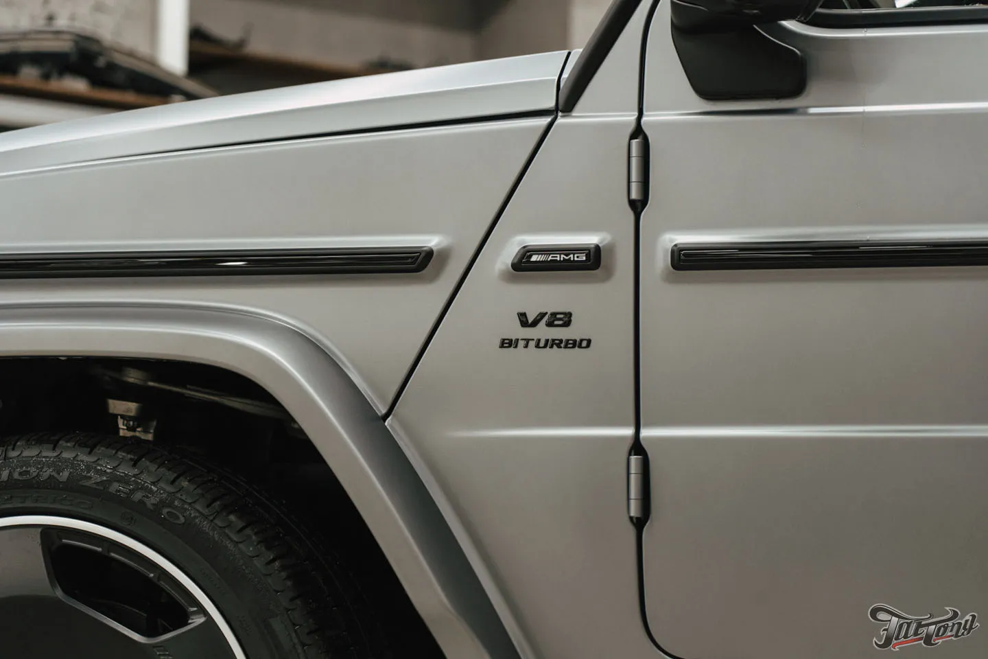 Антихром и окрас суппортов для Mercedes G-class